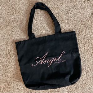 Victoria’s Secret Glittery Black & Pink Angel Bag